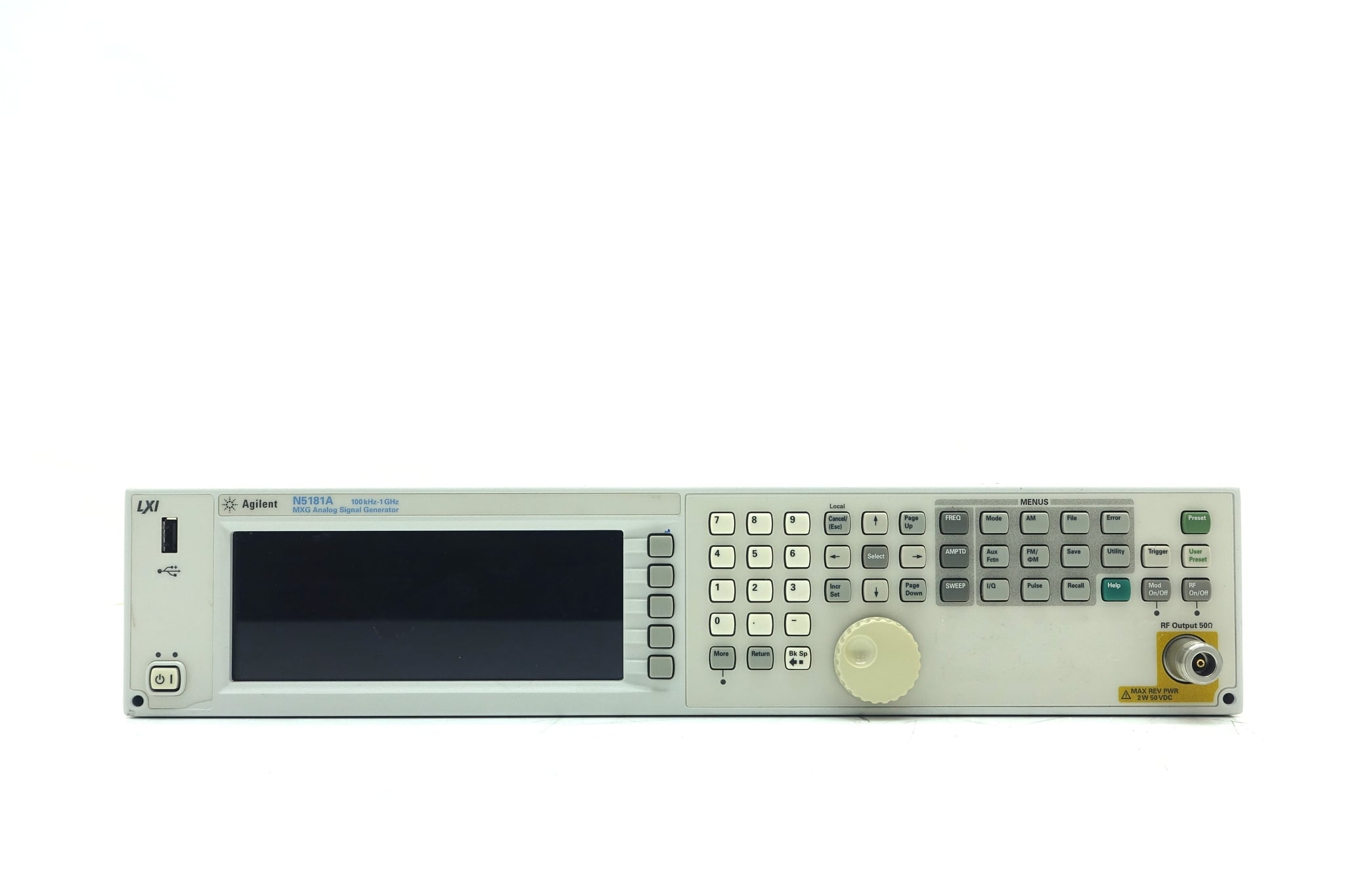 100 kHz to 1 GHz Keysight Used N5181A-501 - Actual Instrument - Image 1