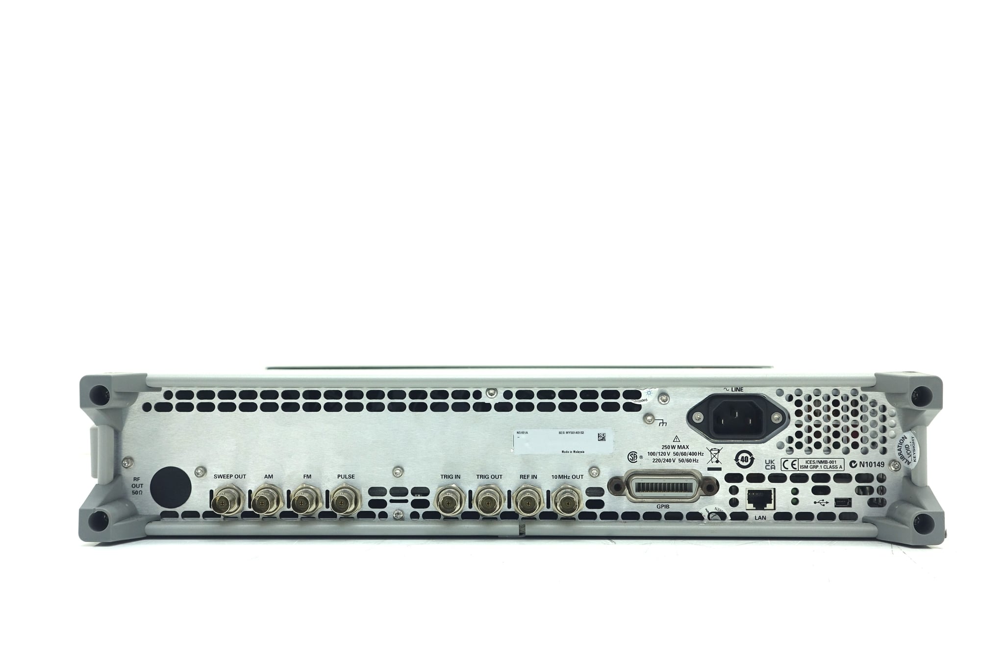 100 kHz to 1 GHz Keysight Used N5181A-501 - Actual Instrument - Image 2