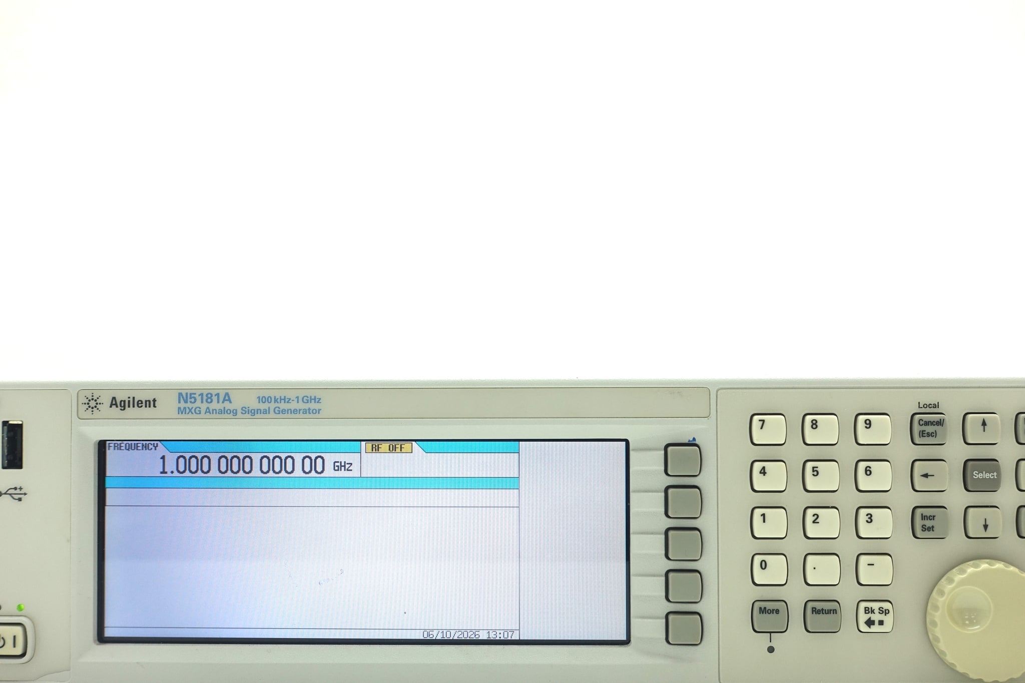 100 kHz to 1 GHz Keysight Used N5181A-501 - Actual Instrument - Image 8