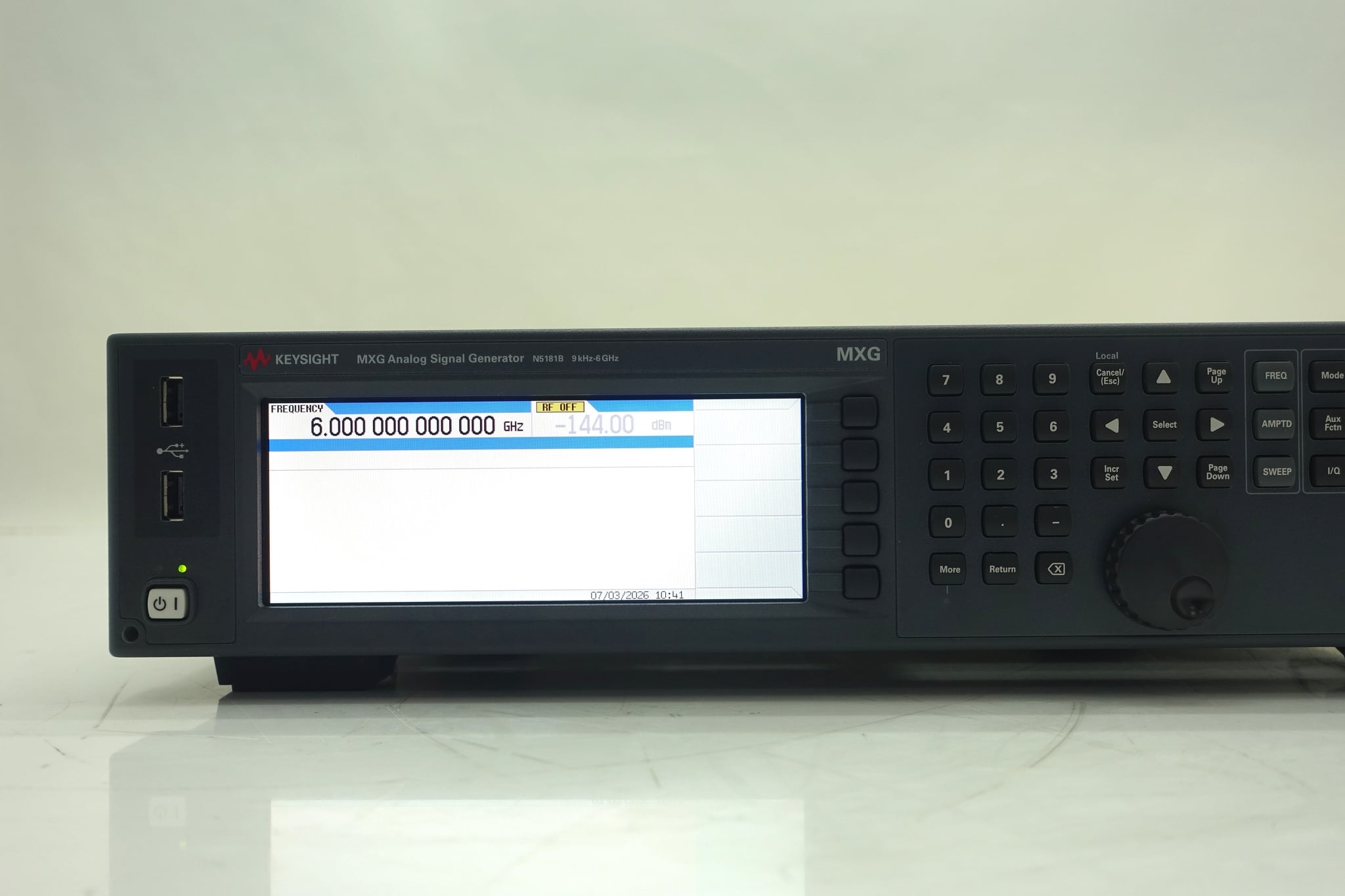 9 kHz to 6 GHz Keysight Used N5181B-506 - Actual Instrument - Image 7