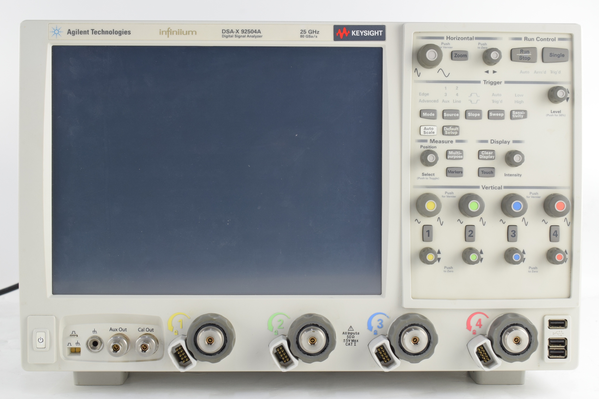 Infiniium High-Performance Oscilloscope / 25GHz / 80/40GSa/s / 4 Channels / 50M Keysight Used DSAX92504A - Actual Instrument - Image 7