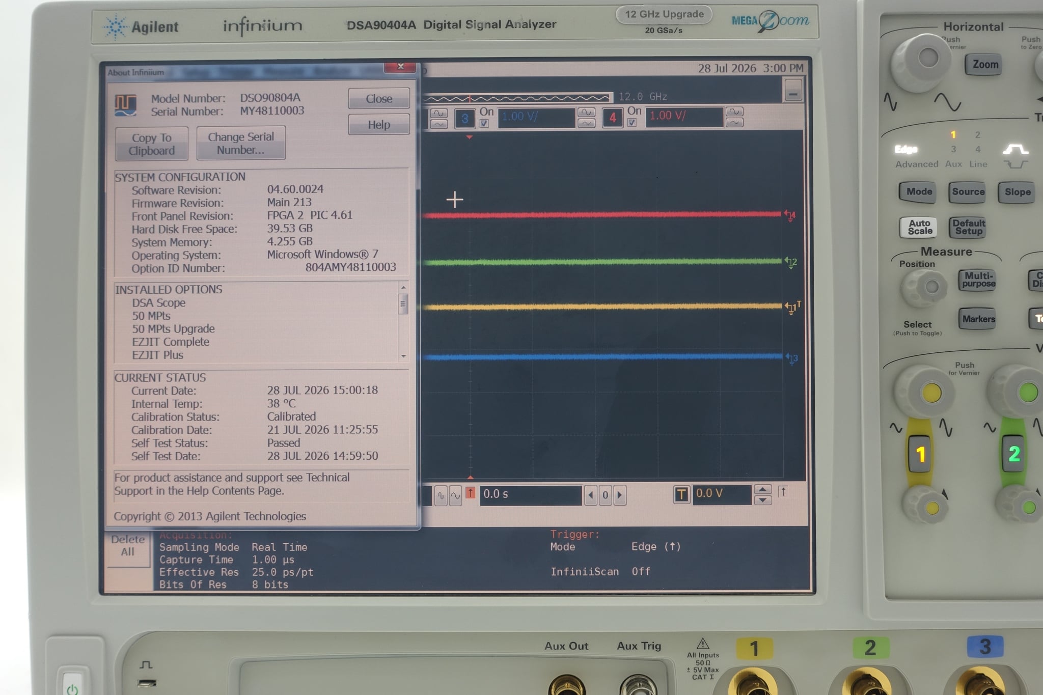 Keysight Used DSA90404A - Actual Instrument - Image 8