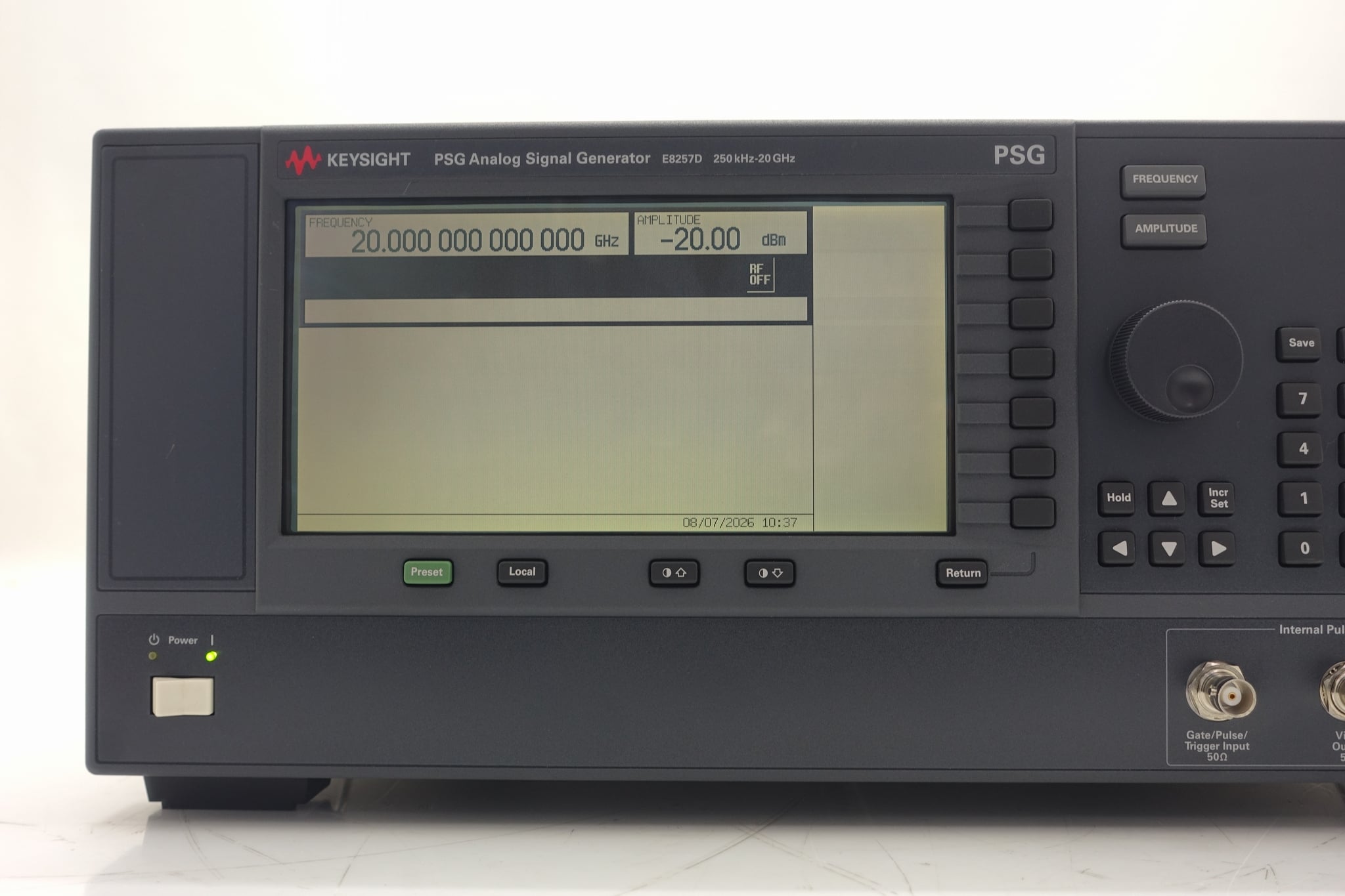 250 kHz to 20 GHz Keysight Used E8257D-520 - Actual Instrument - Image 9