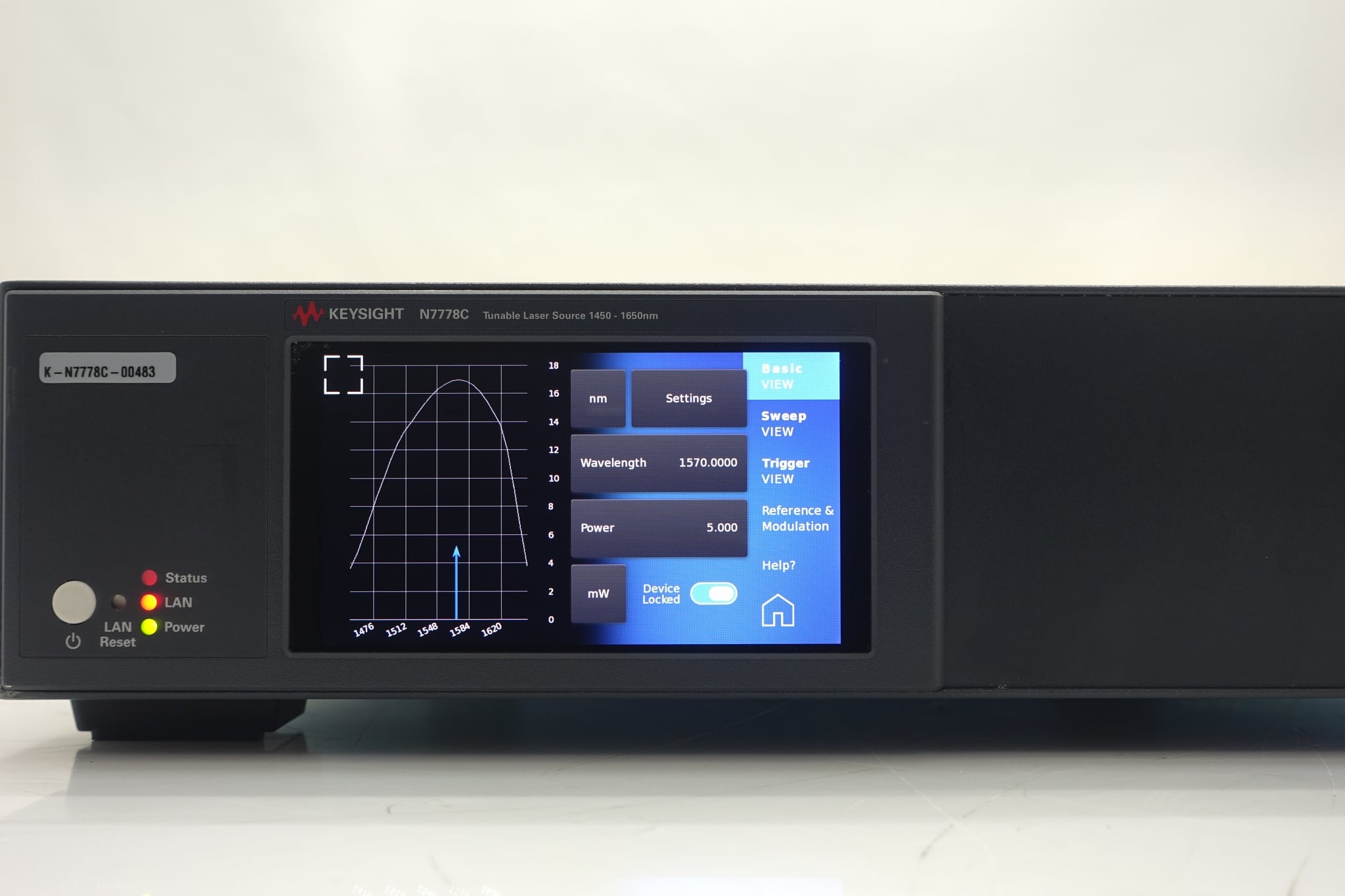 Tunable Laser Source / High Power / Low SSE Keysight Used N7778C - Actual Instrument - Image 7