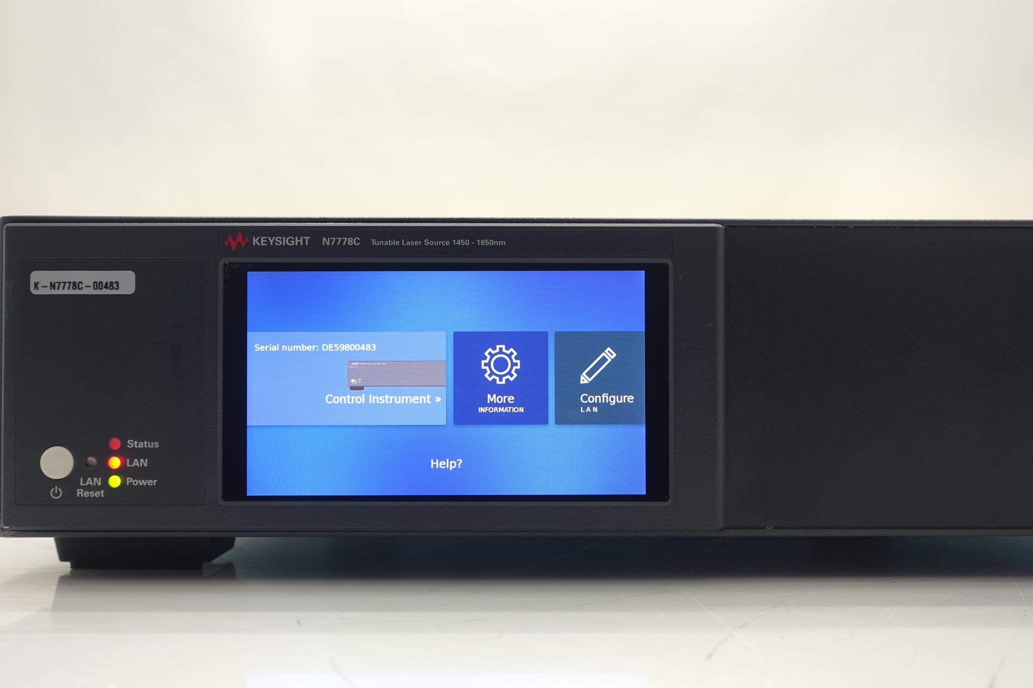 Tunable Laser Source / High Power / Low SSE Keysight Used N7778C - Actual Instrument - Image 9