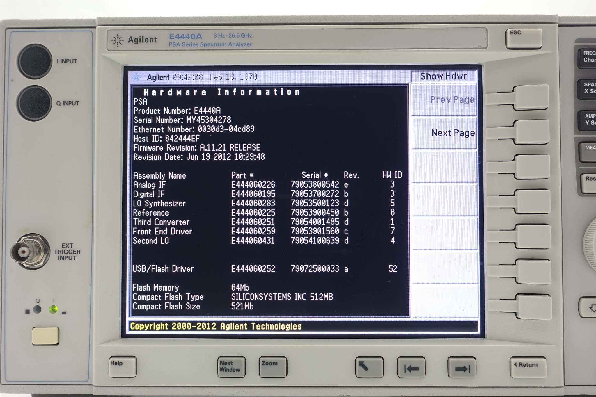スペクトラムアナライザ - Used Keysight Equipment