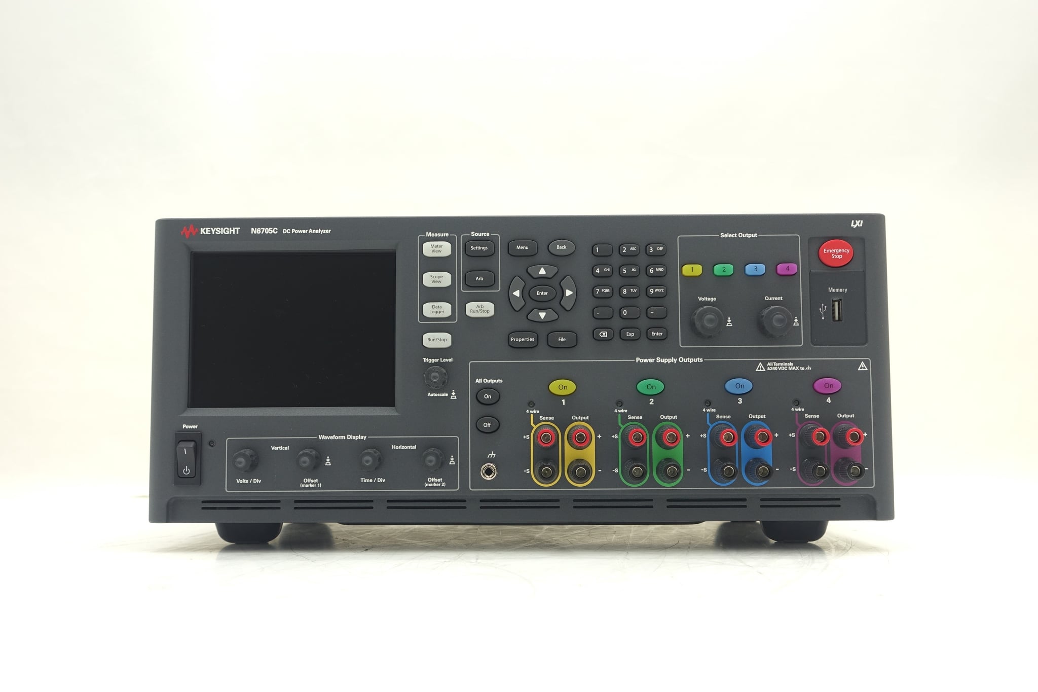 DC Power Analyzer Mainframe / Modular / 600W / 4 Slots Keysight Used N6705C - Actual Instrument - Image 1
