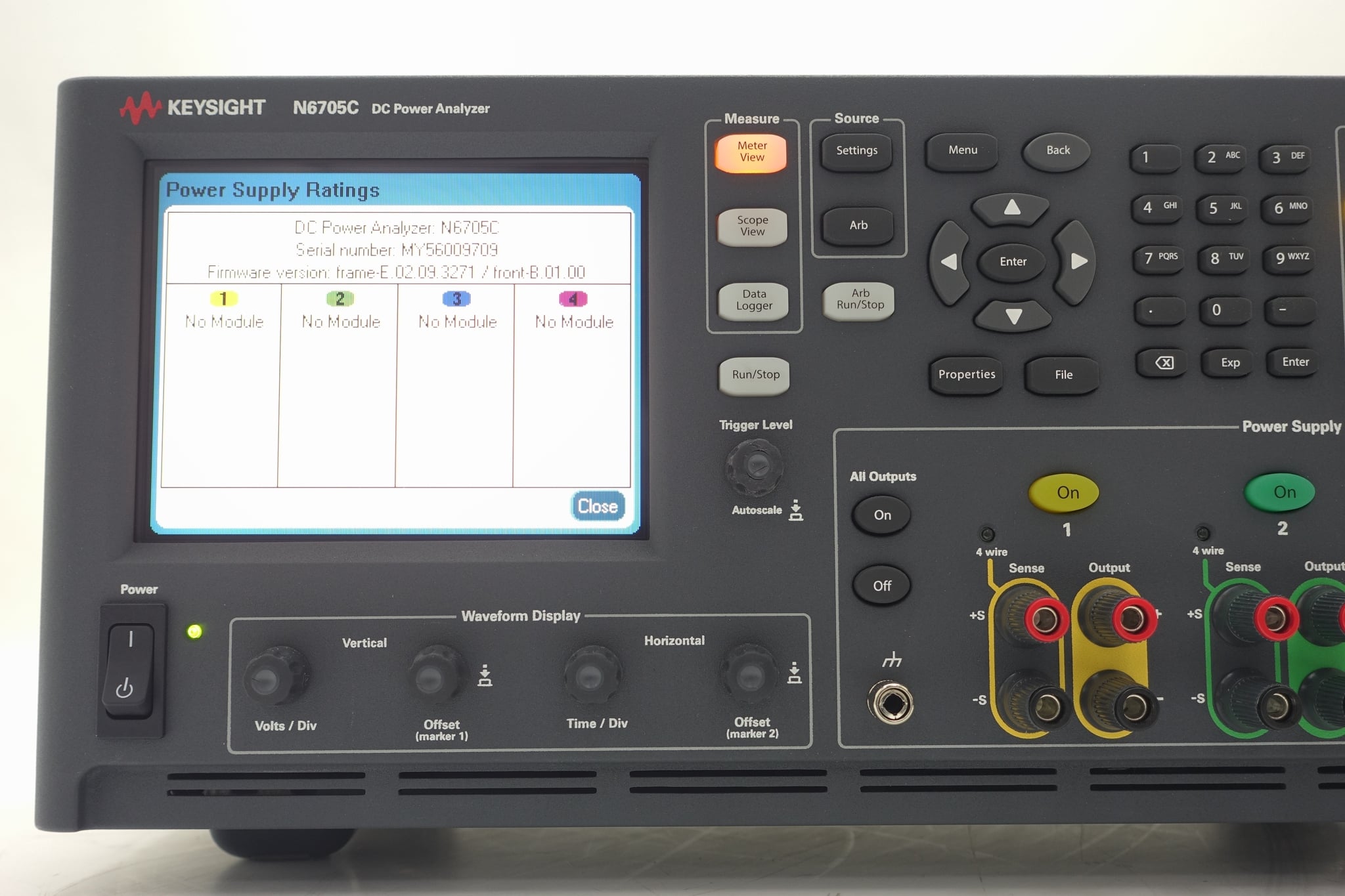 DC Power Analyzer Mainframe / Modular / 600W / 4 Slots Keysight Used N6705C - Actual Instrument - Image 8