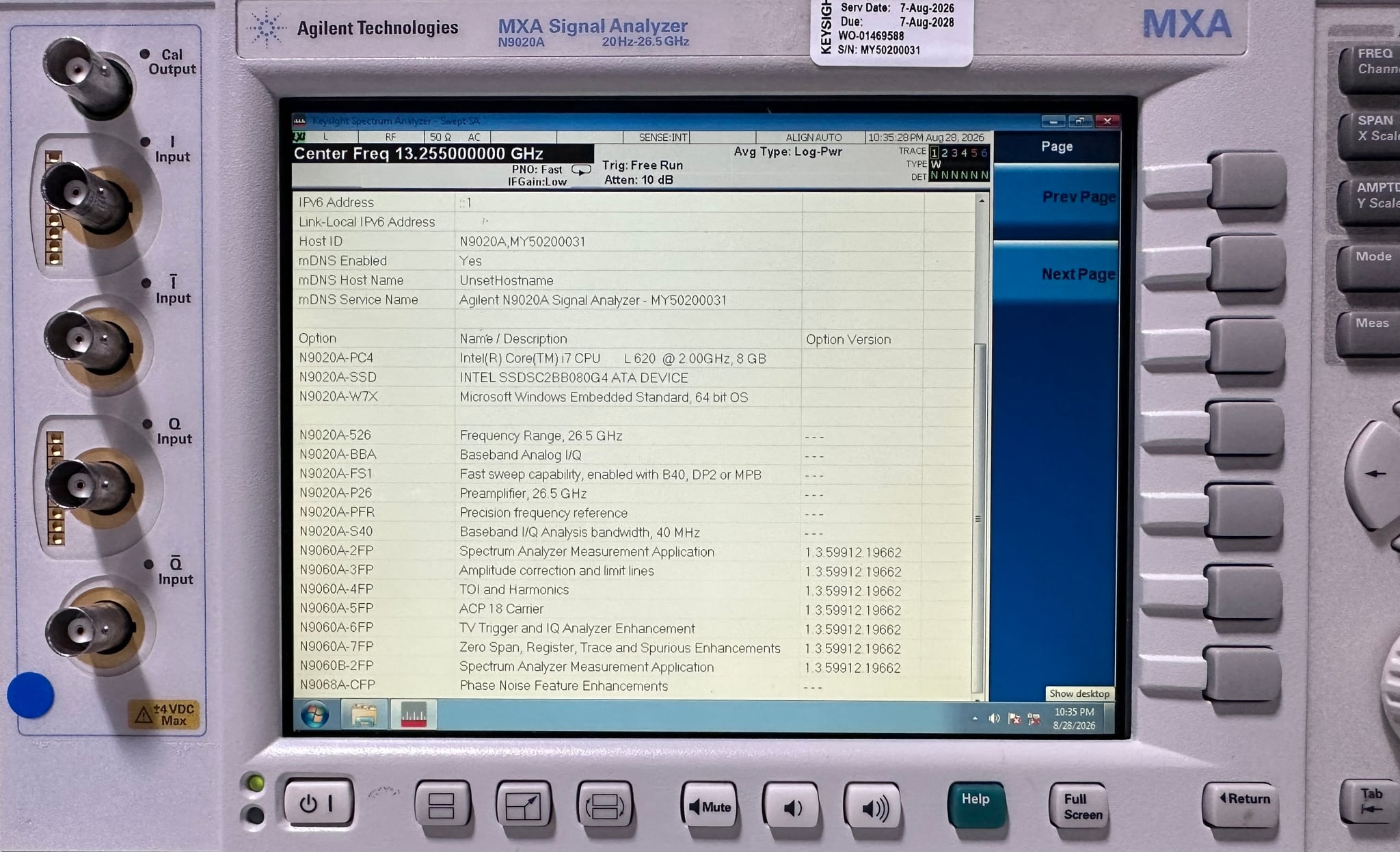 スペクトラムアナライザ - Used Keysight Equipment