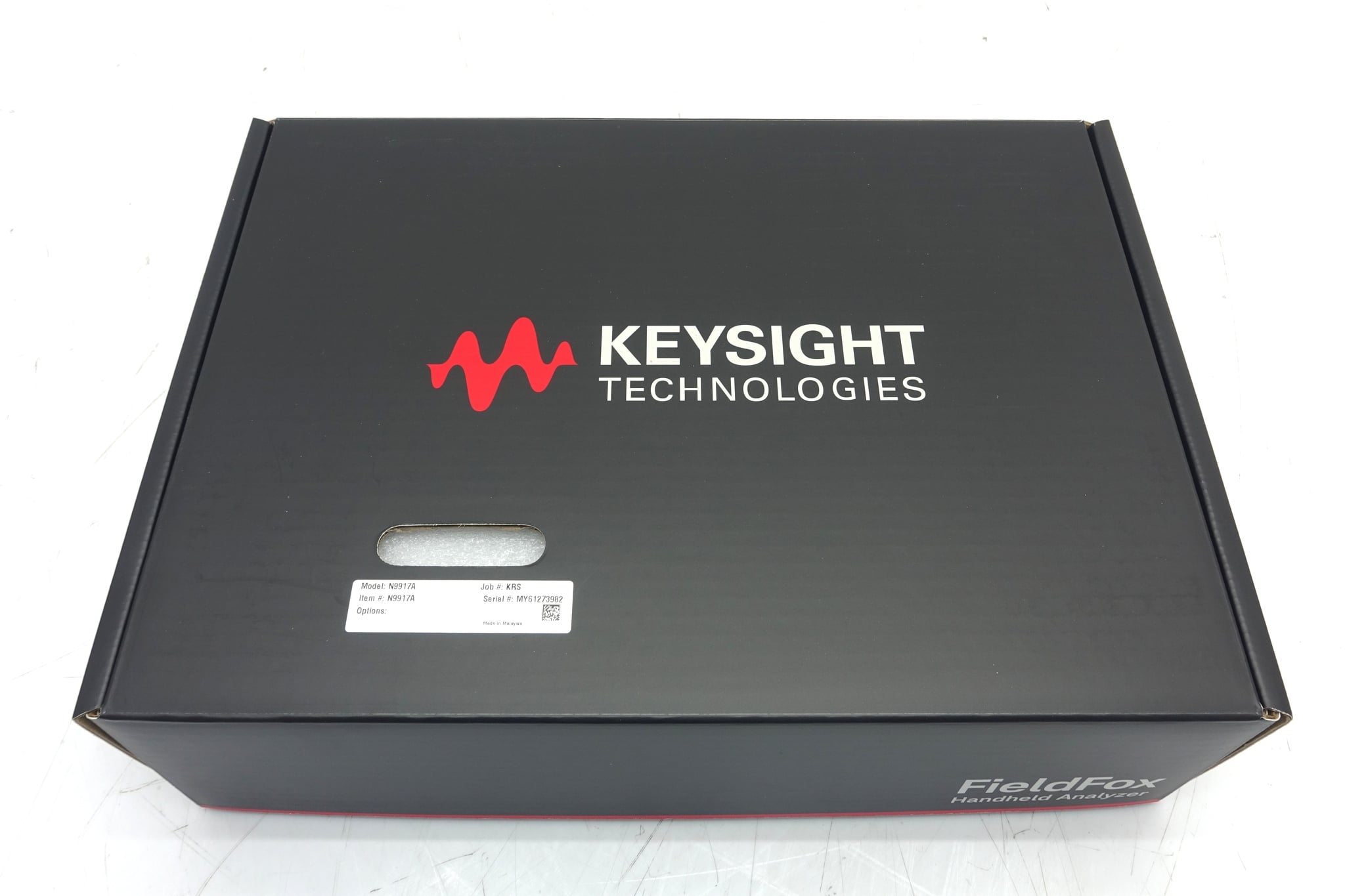 FieldFox Handheld Microwave Analyzer / 30 kHz to 18 GHz Keysight Used N9917A - Actual Instrument - Image 9
